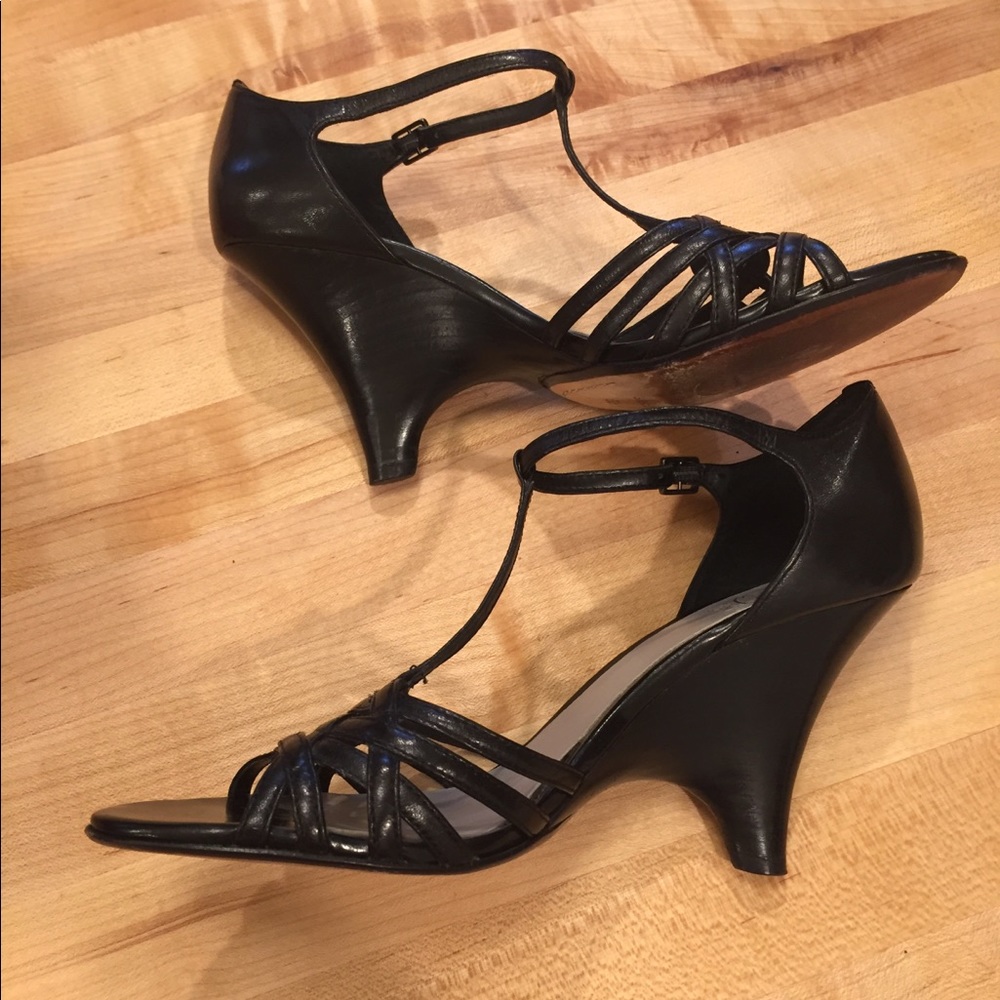 Leather Circa Joan&David Strappy Wedge Sandals
